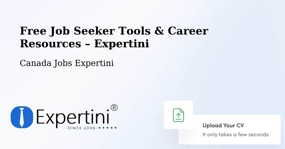 Free Job Seeker Tools & Career Resources – Concord - Concord, Canada Jobs Expertini