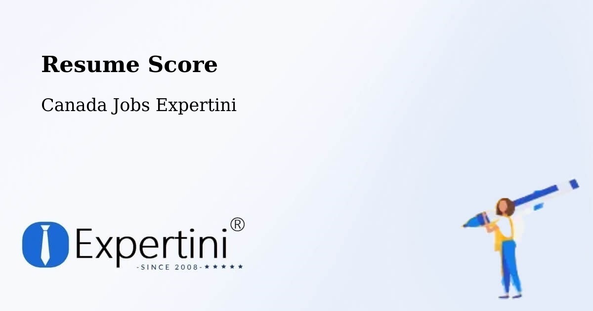 Resume Score & Job Description Match Tool – Concord - Canada Jobs Expertini